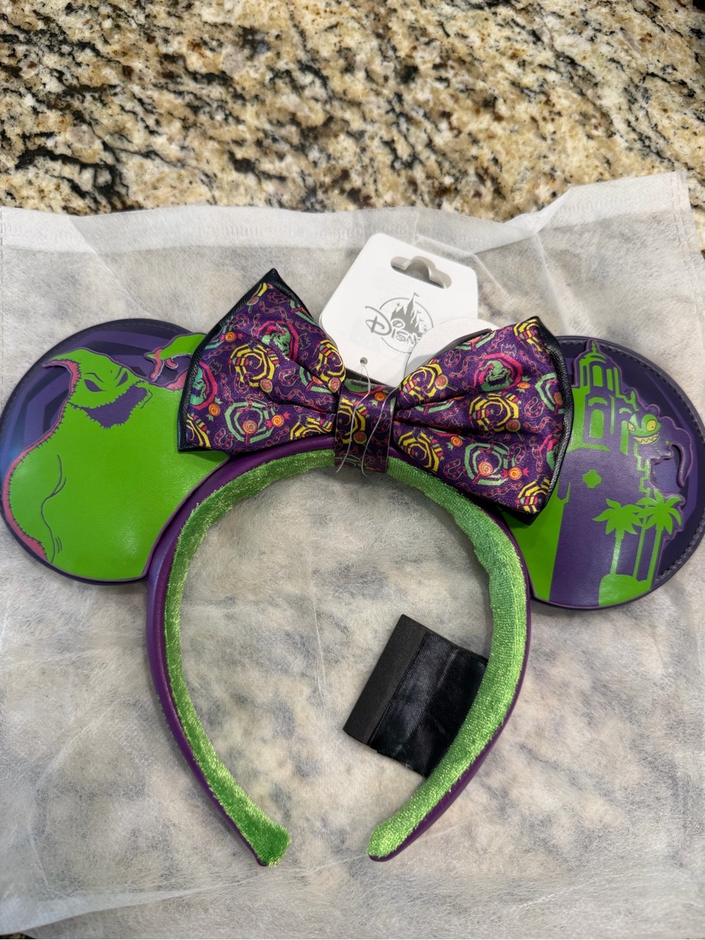 Disney Glow-In-The-Dark 2025 Oogie Boogie Ears